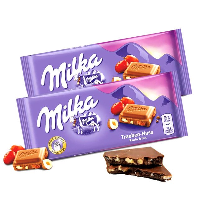 MILKA- Tablette Chocolat Noisettes100gr – SMARKET
