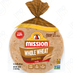 Pains Tortillas blé Complet X6