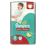 PAMPERS- Couches  culottes Junior 52 unités