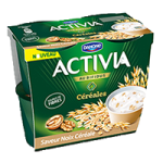 DANONE- Pack Yaourt Brasse Activia Céréales 110G x8