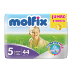 MOLFIX- Couches bébé Junior 40 unités